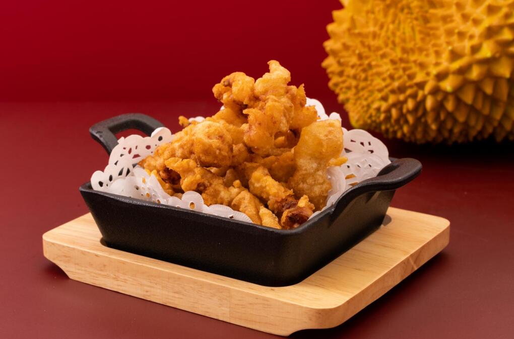 創(chuàng)意新品丨榴蓮酥肉，吃一口就忘不掉的味道！